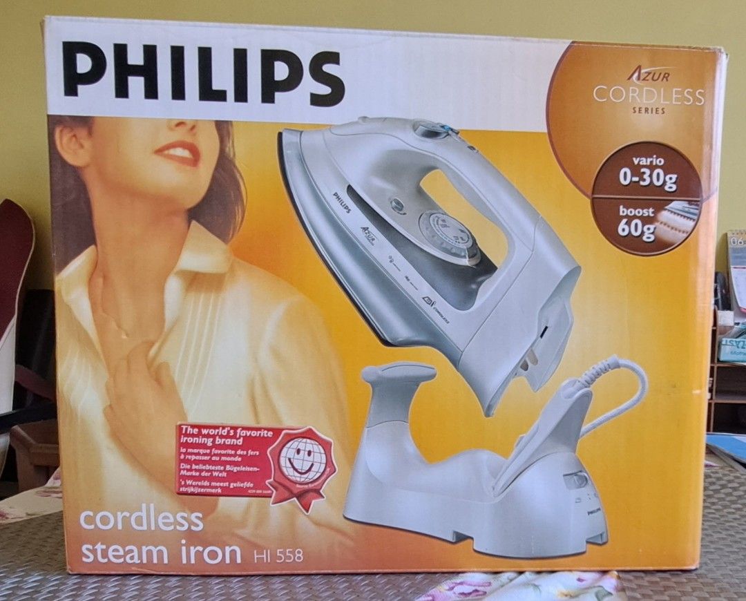 Philips Cordless Steam Iron, TV & Home Appliances, Irons & Steamers on Carousell