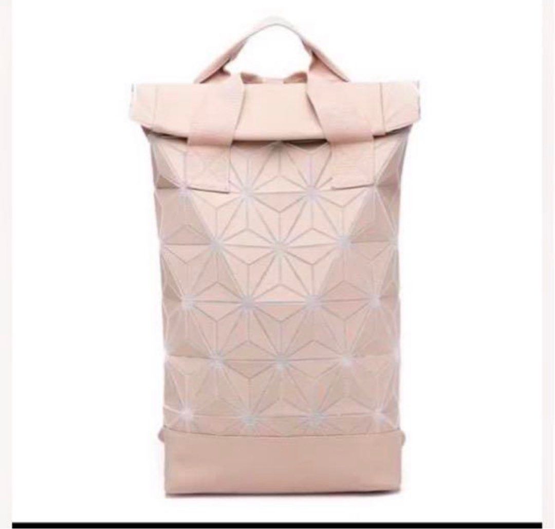 Adidas originals pink geometric rolltop backpack online