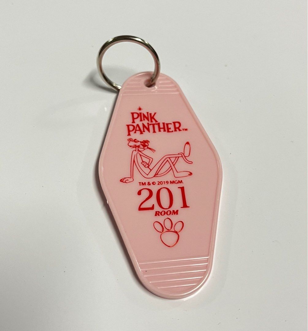 Pink Panther Keychains, Hobbies & Toys, Toys & Games on Carousell