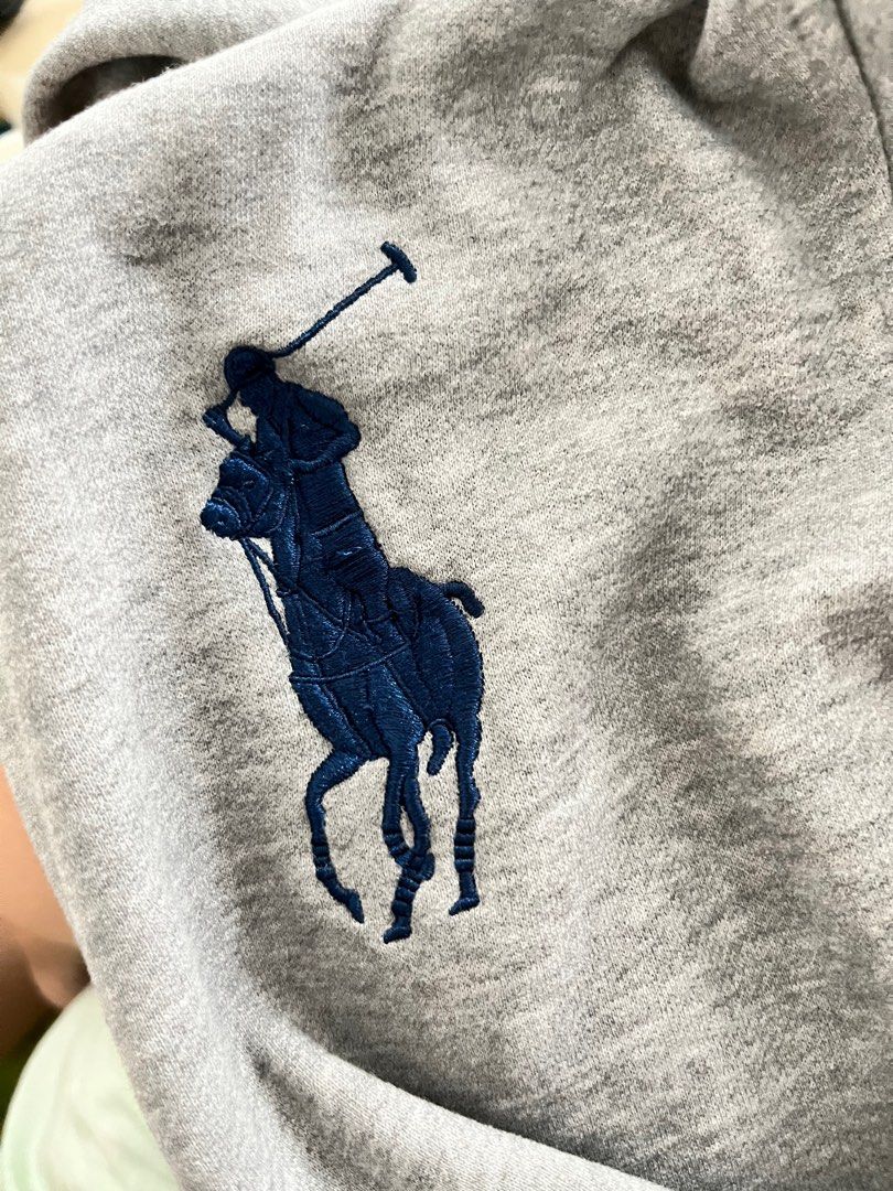 polo ralph lauren 灰色棉質外套, 名牌精品, 精品服飾在旋轉拍賣