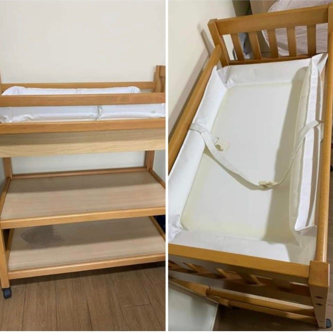 Portable Diaper Changing Cart with IKEA changing mat, Babies & Kids