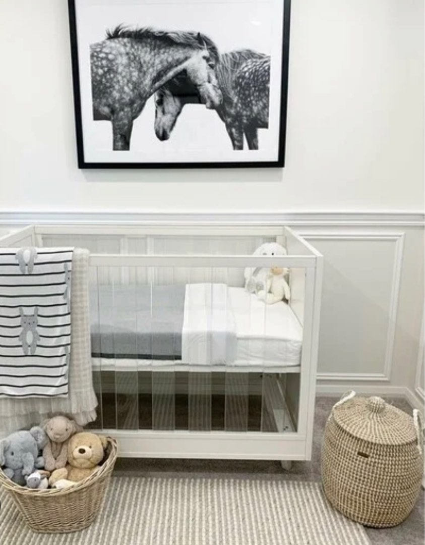 Sloan acrylic clearance convertible crib