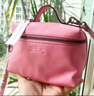 Le Pliage Xtra XS Crossbody bag Petal Pink - Leather (10188987P72