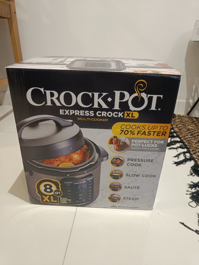 Pressure Cooker Crock Pot XL, TV & Home Appliances, Kitchen