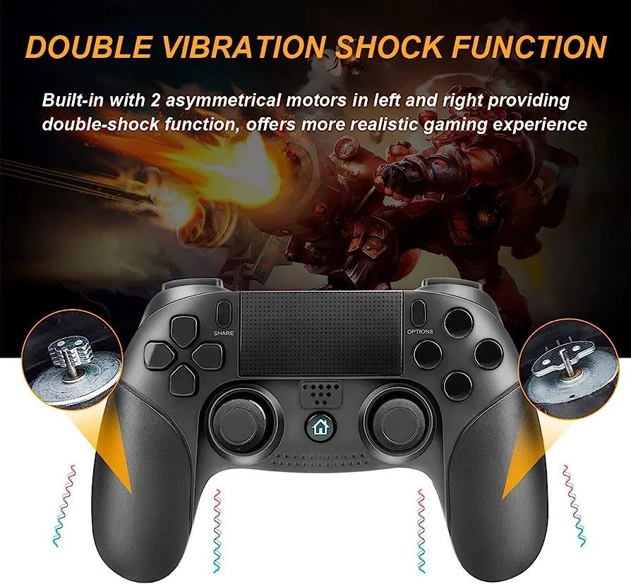 PS4 Controller Powcan PS4 Controller Wireless Bluetooth Controller