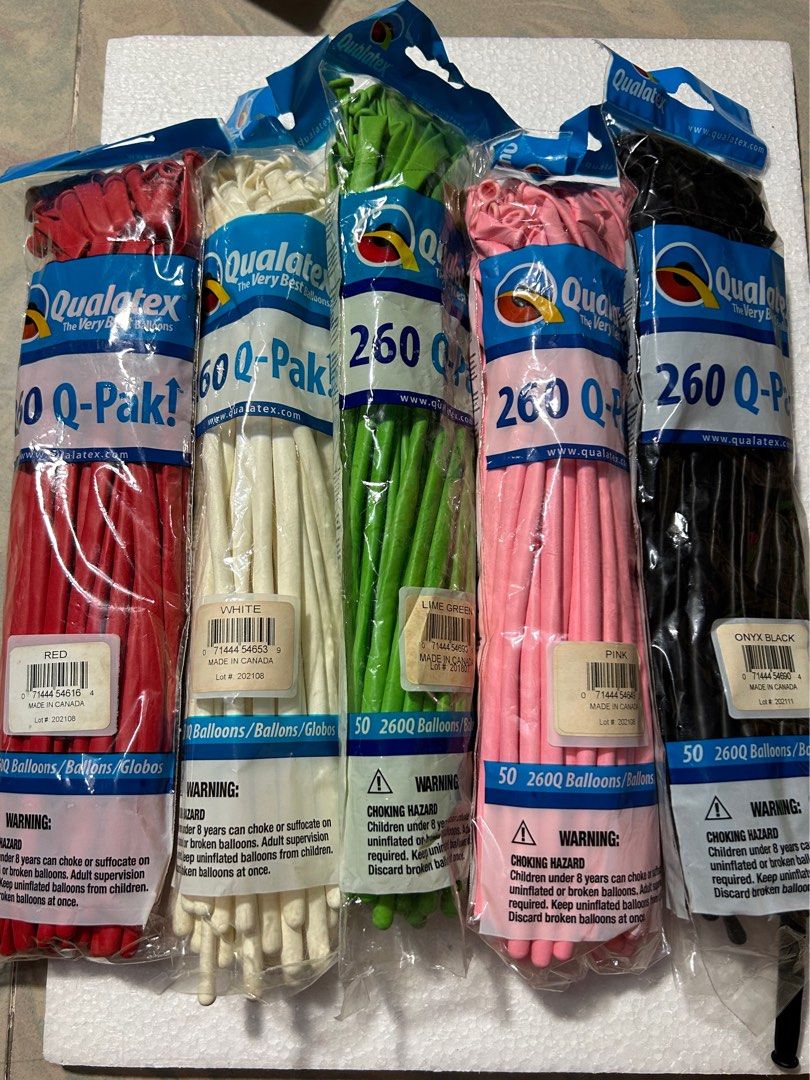 Qualatex Balloons 260 and 160, Hobbies & Toys, Toys & Games on Carousell