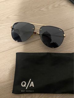 Quay Australia High Key Rimless Sunglasses