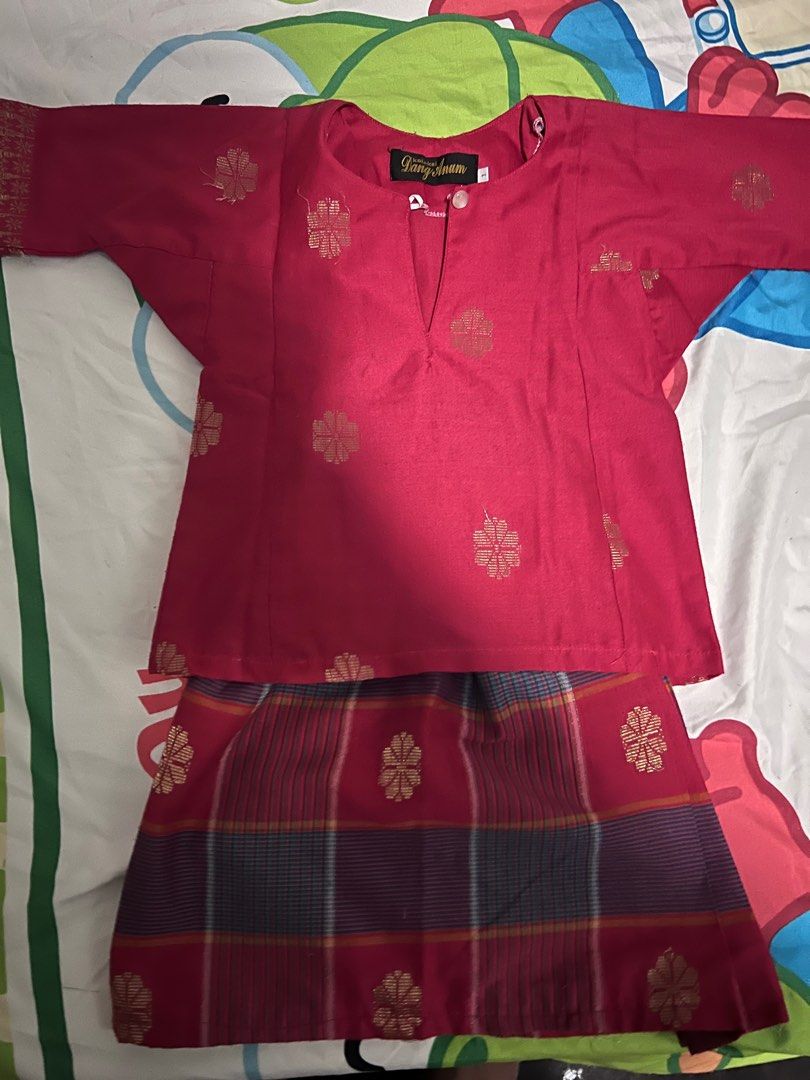 Red Songket Belt Kaftan