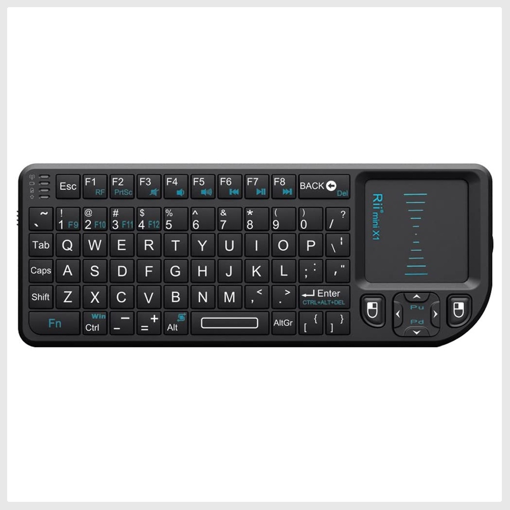 Rii 2.4G Mini Wireless Keyboard with Touchpad Mouse,Lightweight
