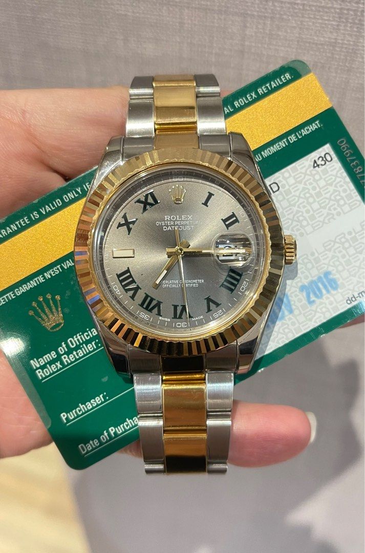 Rolex shop 116333 wimbledon