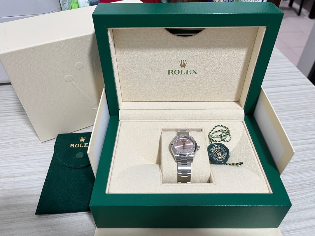 oyster perpetual 28 silver