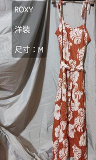 ROXY 綁帶洋裝 (M)_#168
