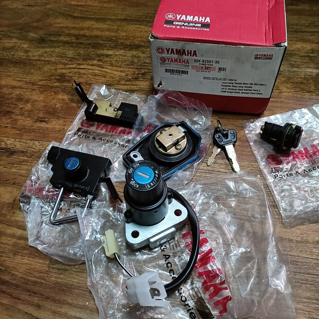 RXZ Ignition Main Switch and lock Set, Motorcycles, Motorcycle