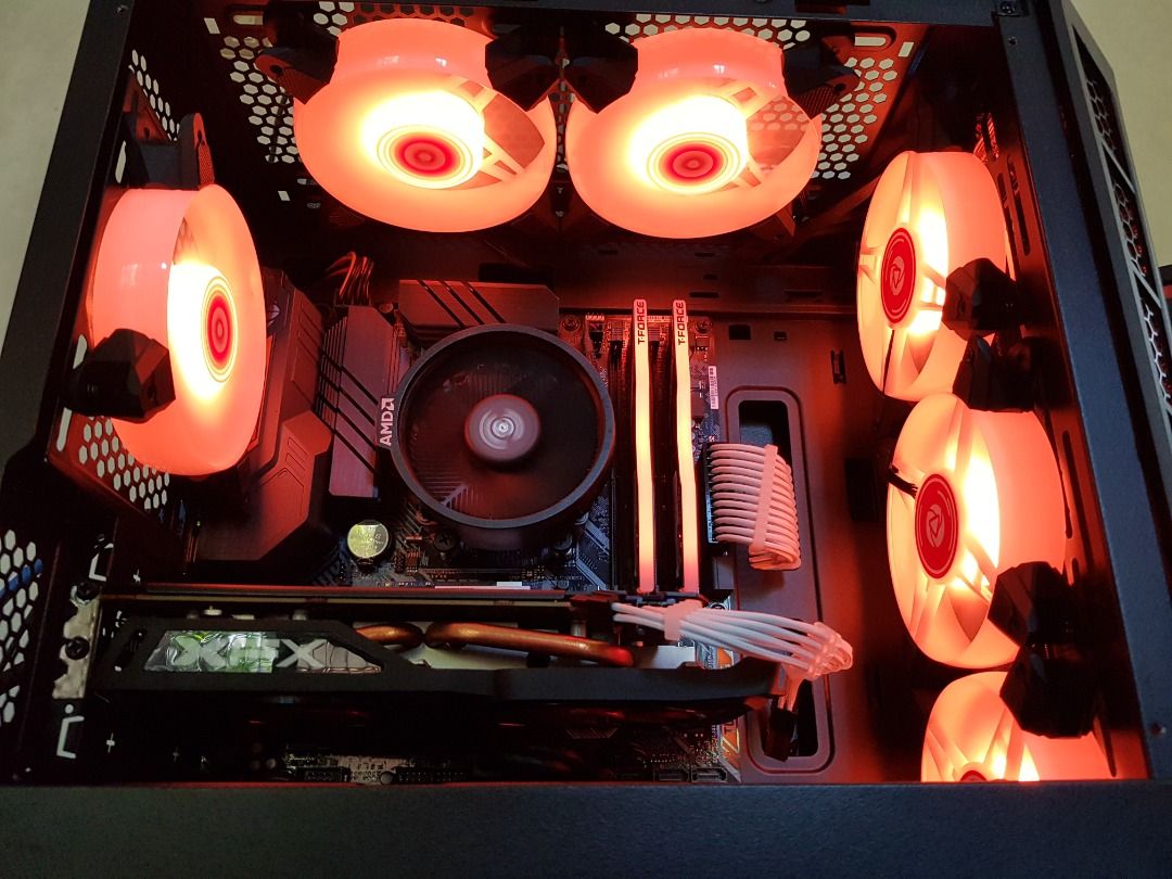 Ryzen 5 Gaming Rig w/ GPU / 16 GB ARGB RAM / TUF Gaming Board / Cooler ...