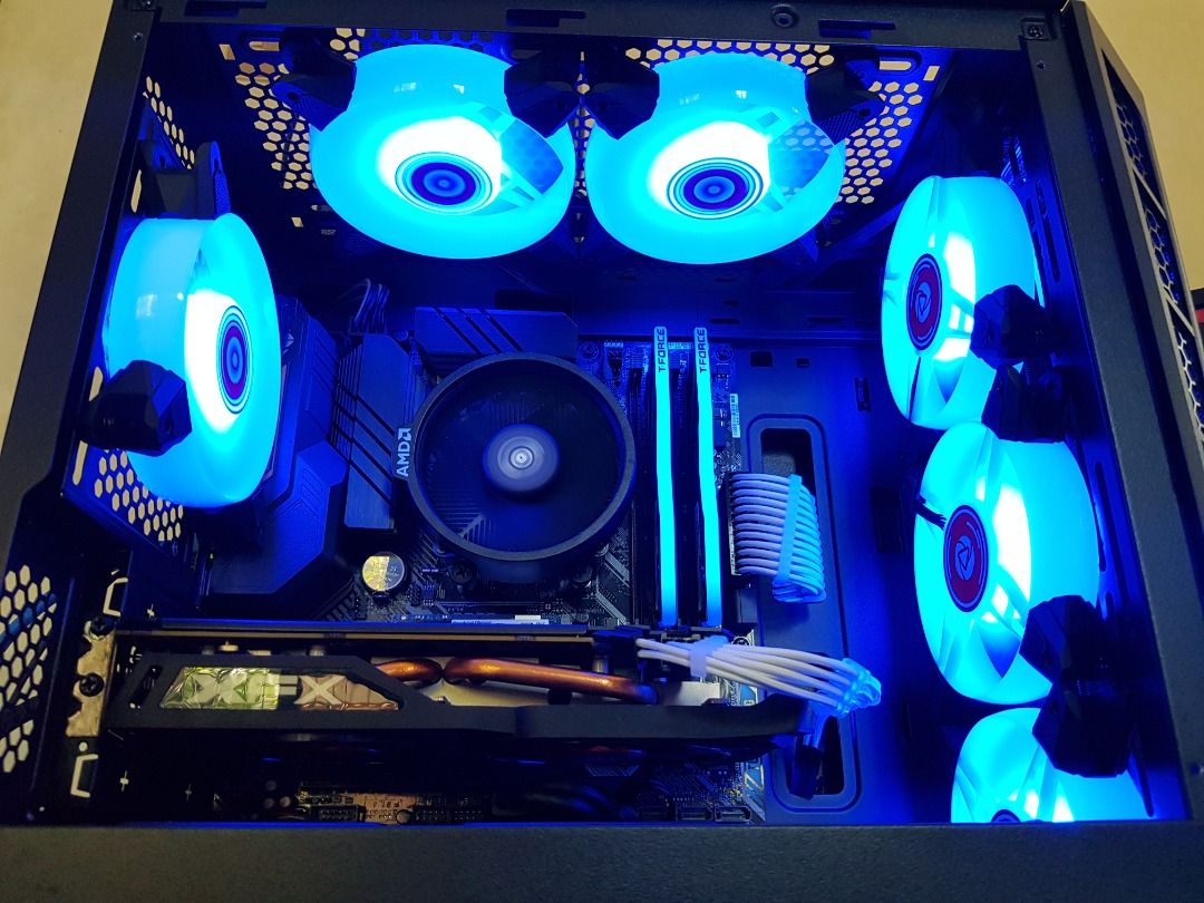 Ryzen 5 Gaming Rig w/ GPU / 16 GB ARGB RAM / TUF Gaming Board / Cooler ...