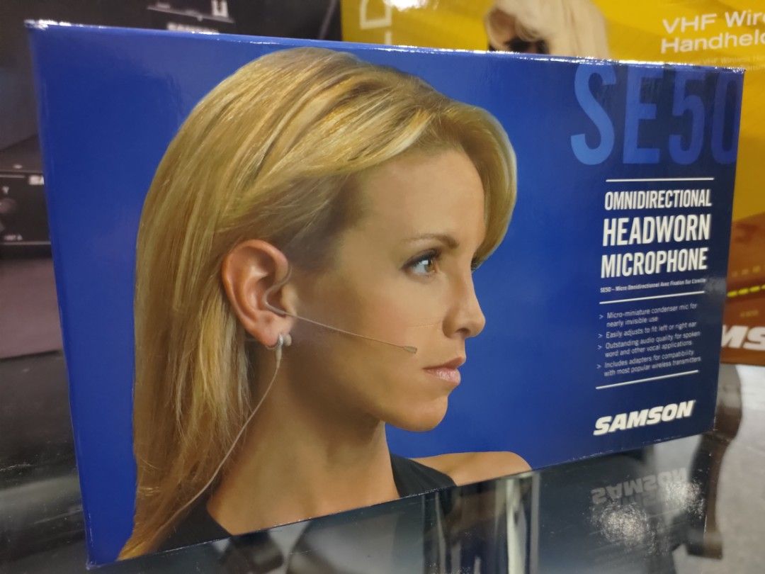 SAMSON OMNIDIRECTIONAL HEADWORN Microphone Audio Microphones on