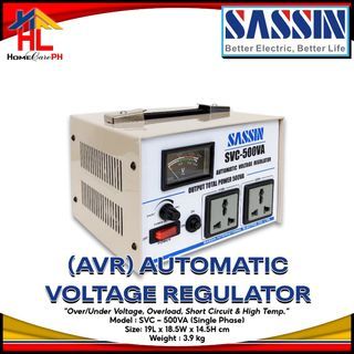 Sassin Automatic Voltage Regulator (SVC-500VA)