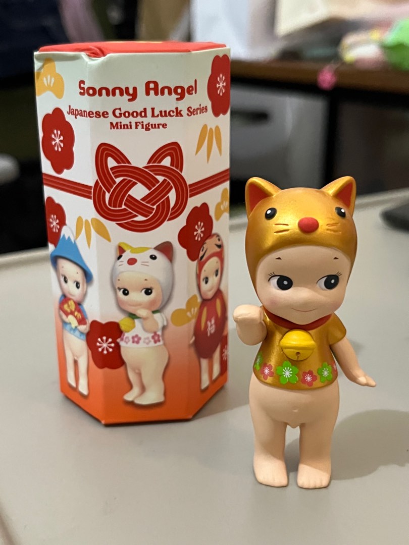 Secret Sonny Angel Gold Lucky Cat (Japanese Good Luck Series