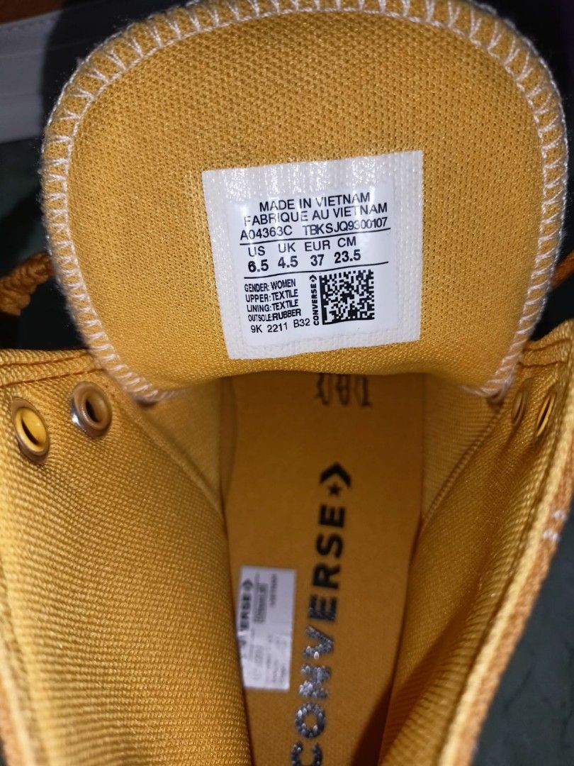 Ukuran sepatu top converse ori