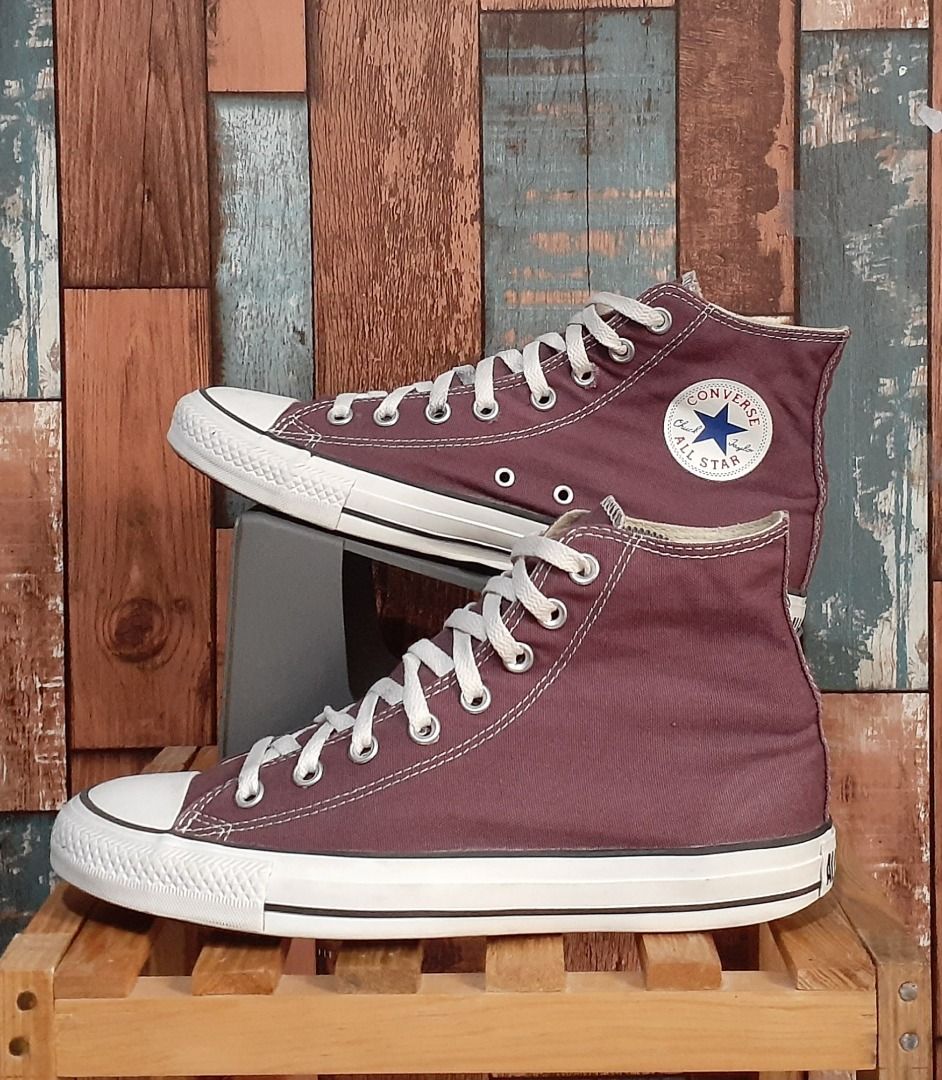 Sepatu Converse Chuck Taylor All Star Burgundy Size 42 27 cm