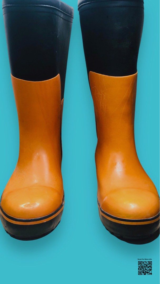 Sepatu Safety Boots Rubber Krisbow Size L on Carousell