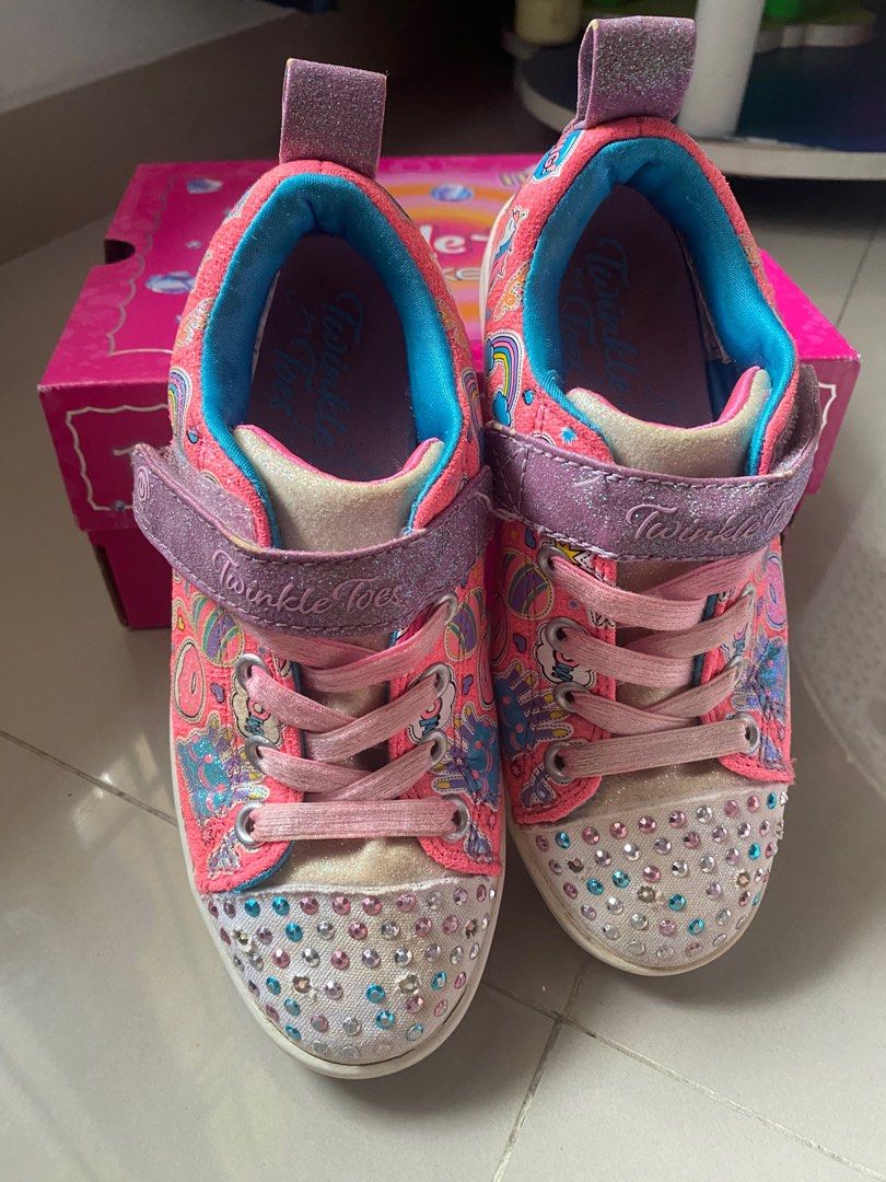 HARGA NETT Sepatu skechers twinkle toes anak