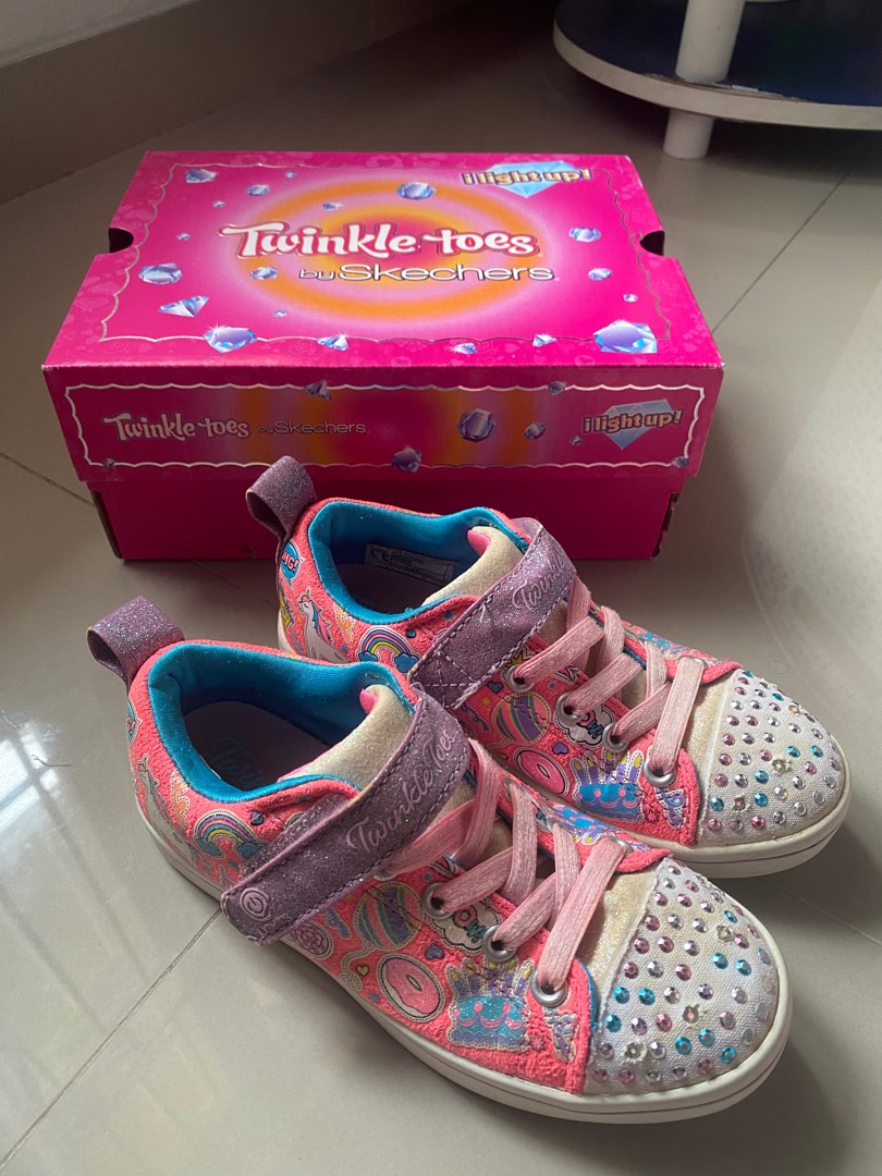 Jual sepatu skechers twinkle toes sales