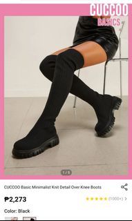 Shein sock boots high knee