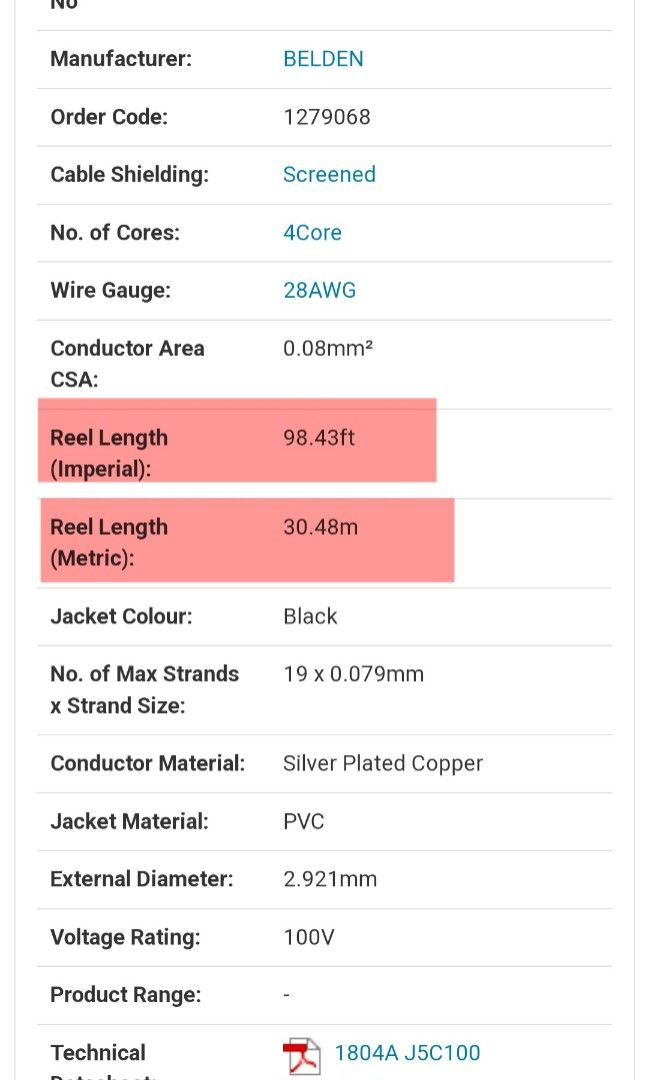 Shielded Microphone Cable 150 metres, Computers & Tech, Parts & Accessories, Cables & Adaptors