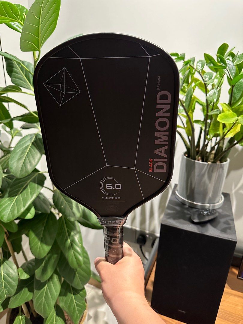 Six Zero Black Diamond Pickleball Paddle, Sports Equipment, Sports & Games, Racket & Ball Sports