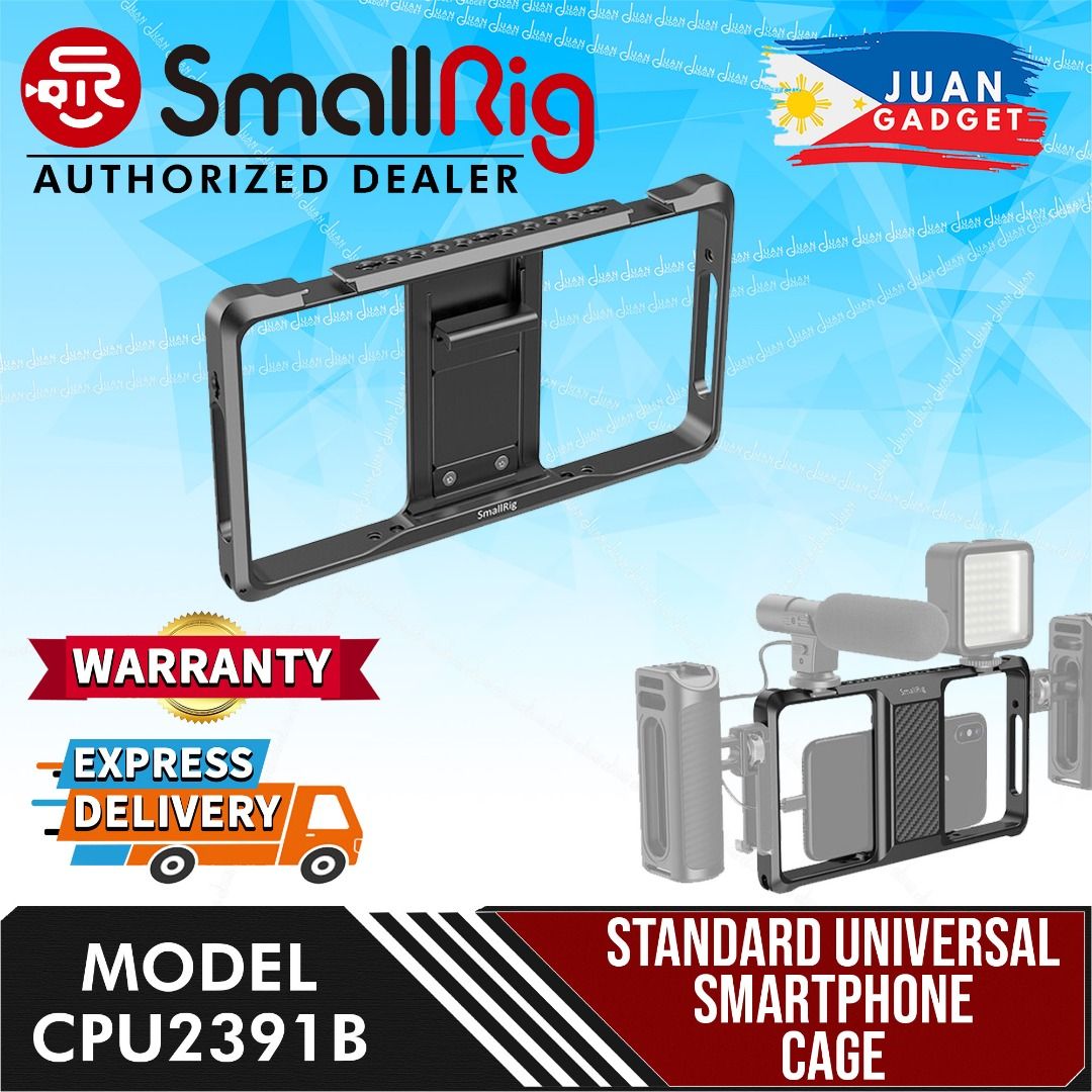 SmallRig CPU2391B Standard Universal Mobile Phone Cage for Smartphones ...