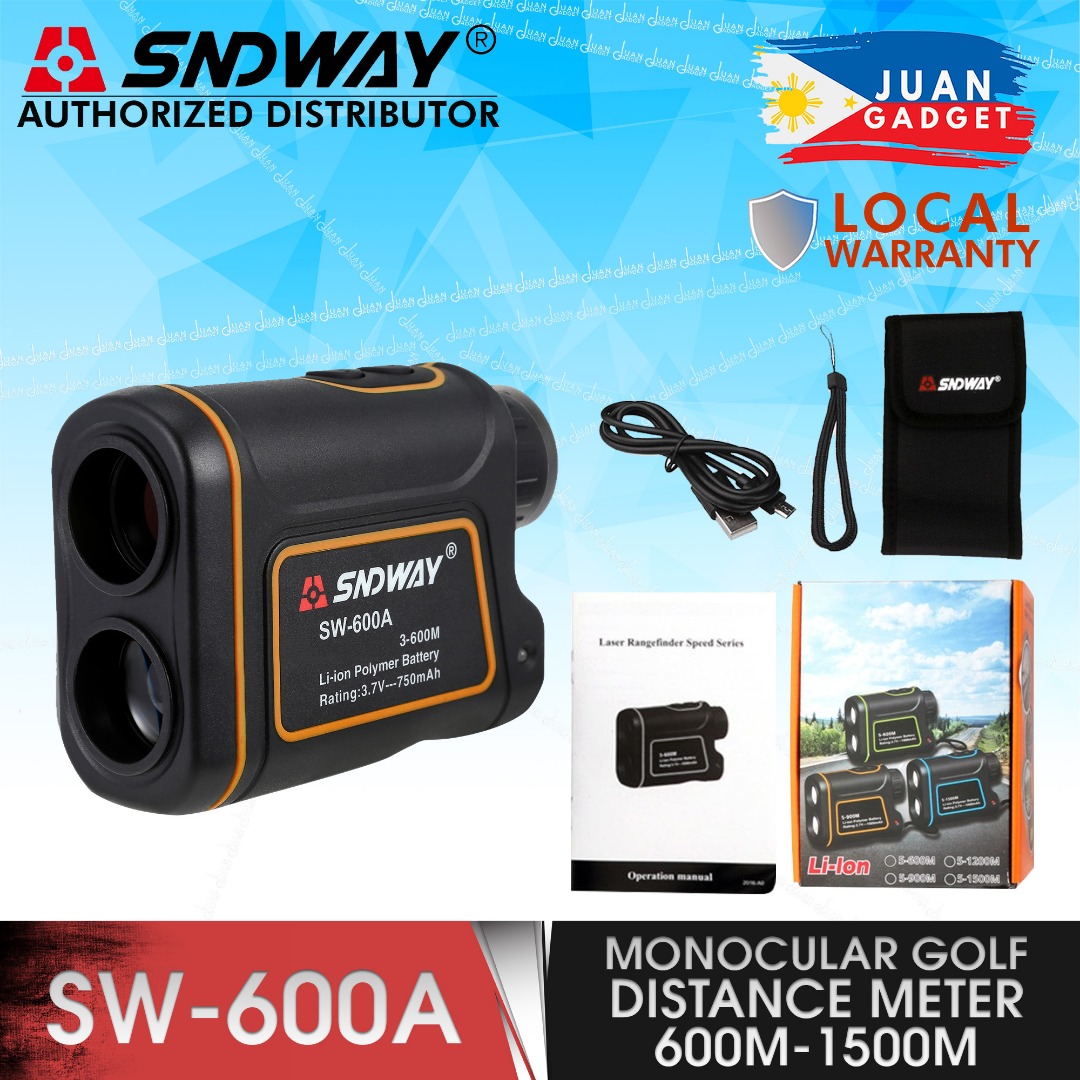 Télémètre Laser SNDWAY SW-600A Pour Chasse/golf - Mesure Distance/vitesse