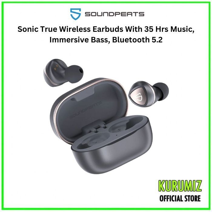 SoundPEATS Sonic True Wireless Earbuds With 35 Hrs Music
