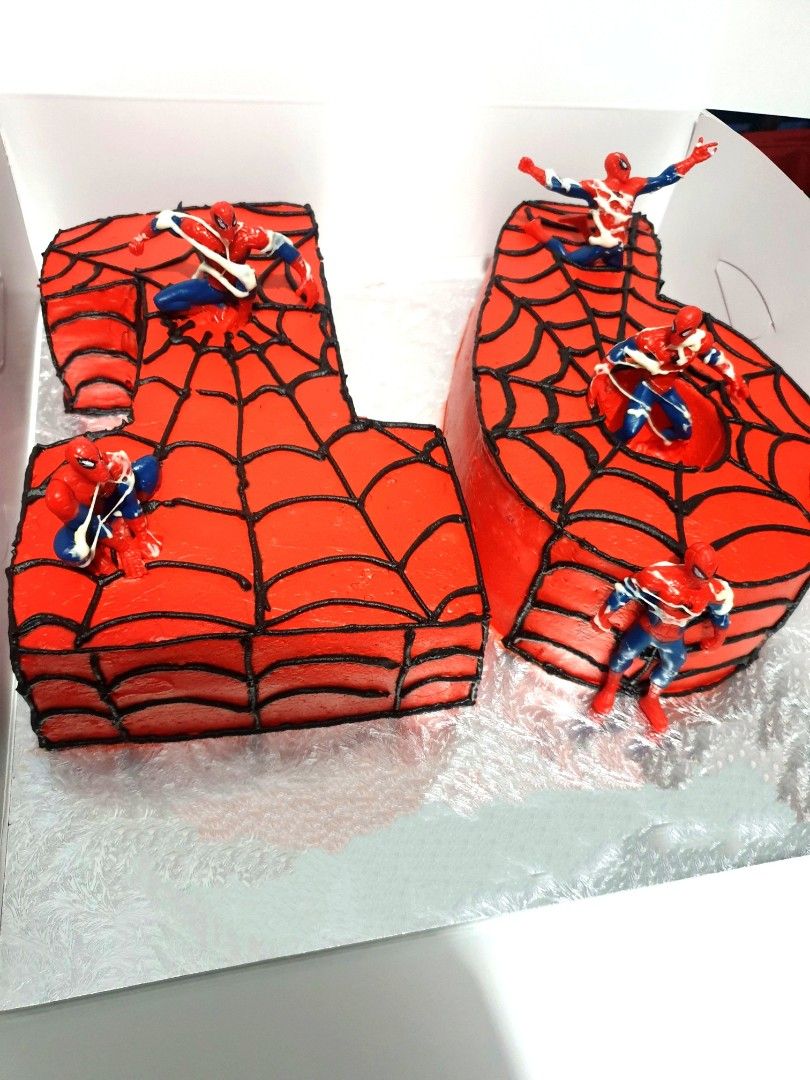 Spiderman Cake Toppers for Kids Birthday Cake Decorations | eBay