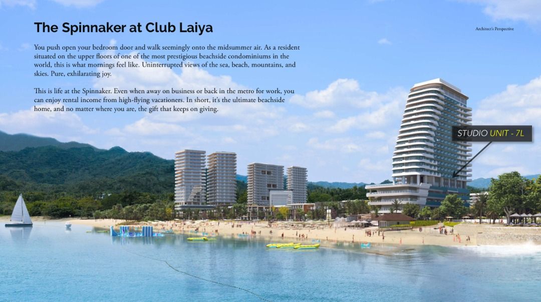 For sale Spinnaker Live your dream by the sea Club Laiya Batangas