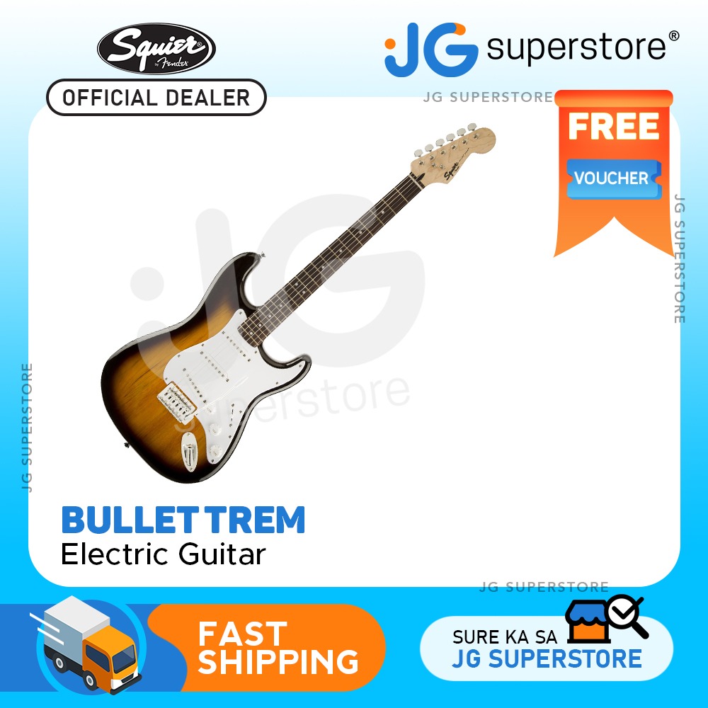 Squier by Fender Bullet Stratocaster Electric Guitar with Tremolo SQ