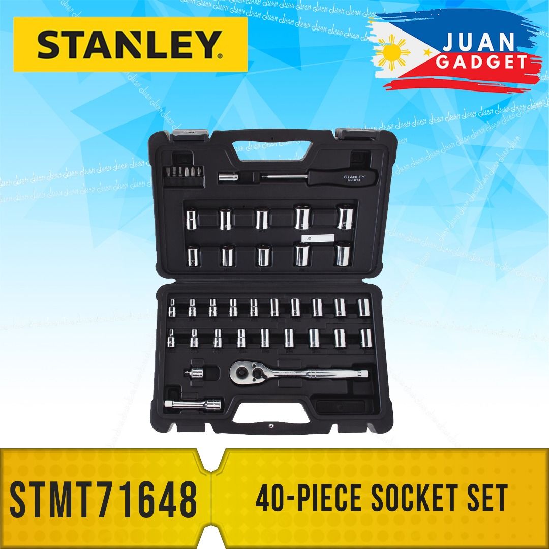 Stanley STMT71648 40-Piece Socket Wrench Tool Set Kit | JG Superstore (Category: Other Photography Accessories) located in San Juan City. Submitted by jg.superstore (Listing ID 1238642313, Image 1). Description: █ JG Superstore █ 【Trusted Seller Since 2011】 【We Accept Any Special Order】 【Dedicated Customer Service】 【📍 】3/F Annapolis Tower, 43 Annapolis St. Greenhills San Juan - Front of Unionbank (please confirm your order first) 【📞 】０９１７−１６８−６