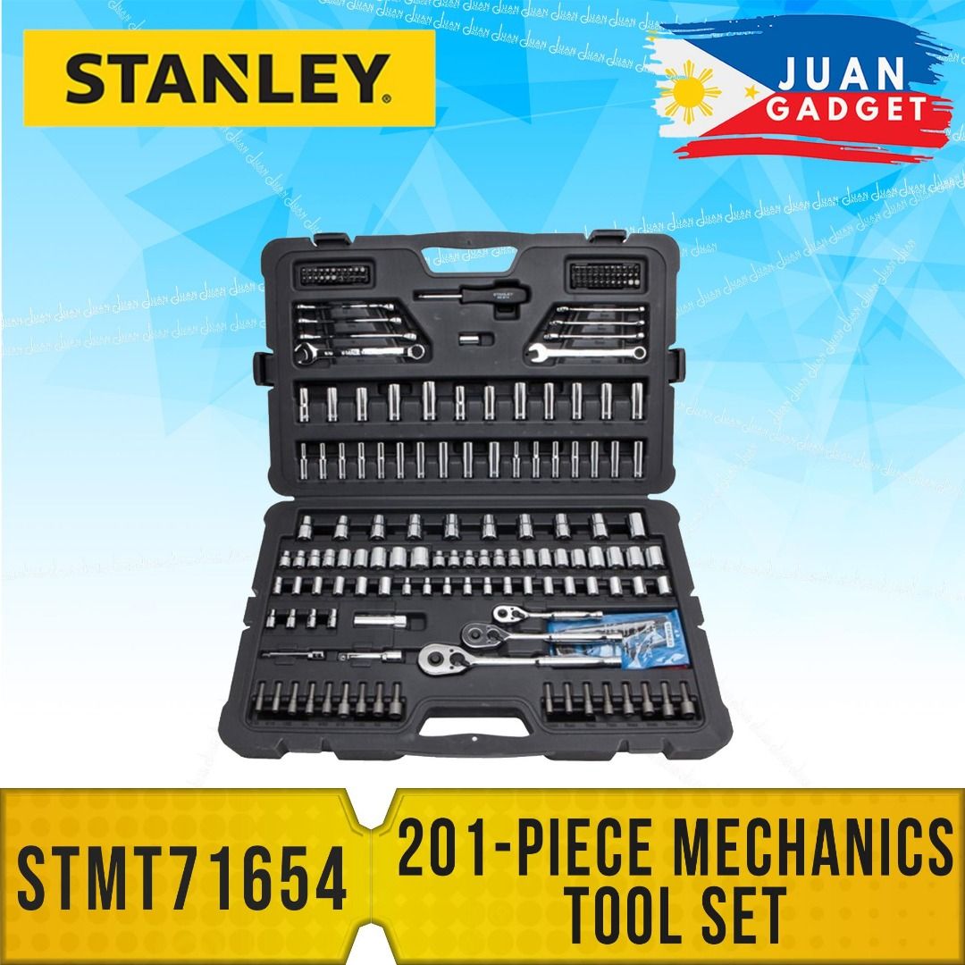 Stanley STMT71654 201Piece Mechanics Tool Set Kit JG Superstore