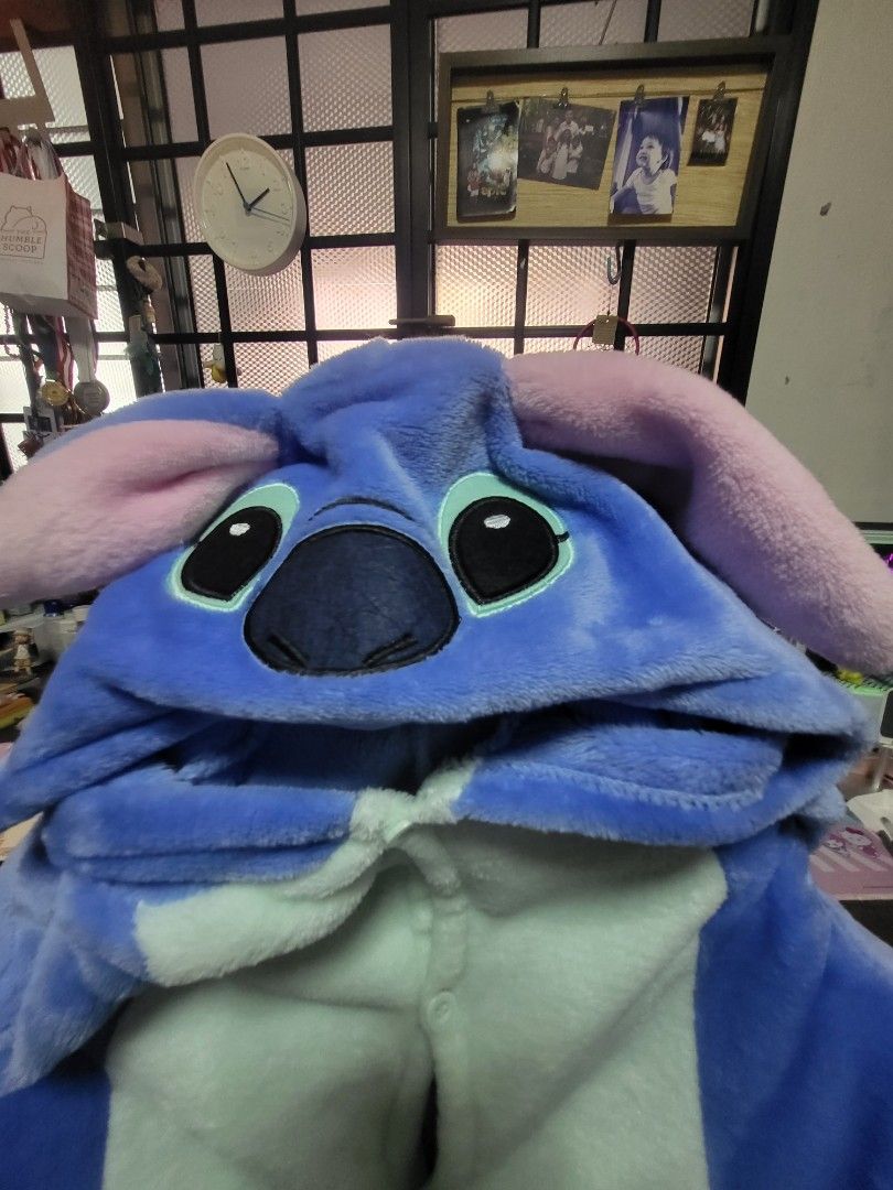 Fluffy stitch sales onesie