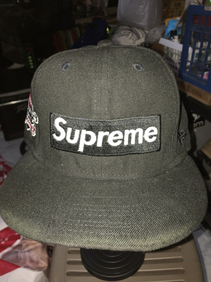 Supreme X New York Yankees X New Era Box Logo Beanie - Green