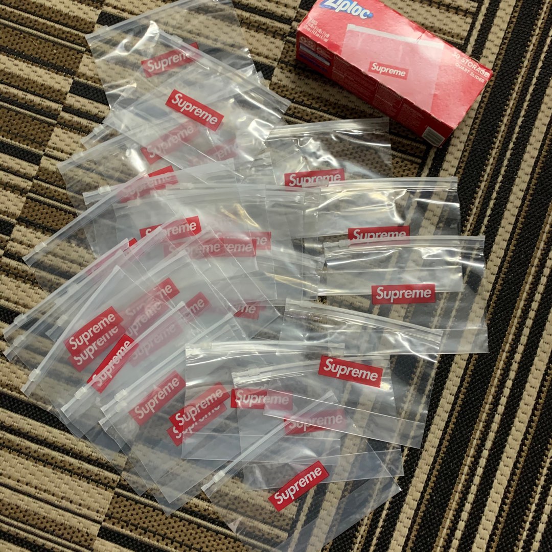 Supreme Ziploc Bag Men s Fashion Watches Accessories