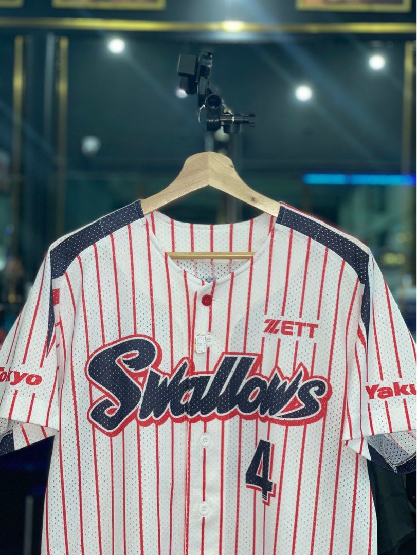 Japan Baseball Jersey Store on X: Order has been shipped to Floral Park,  USA. 2020-2022 Tokyo Yakult Swallows Home Baseball Jersey.   / X