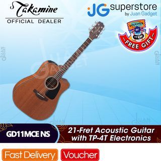 Takamine GD11MCE-NS 21-Fret Mahogany Dreadnought Acoustic Guitar with TP-4T Electronics | JG Superstore