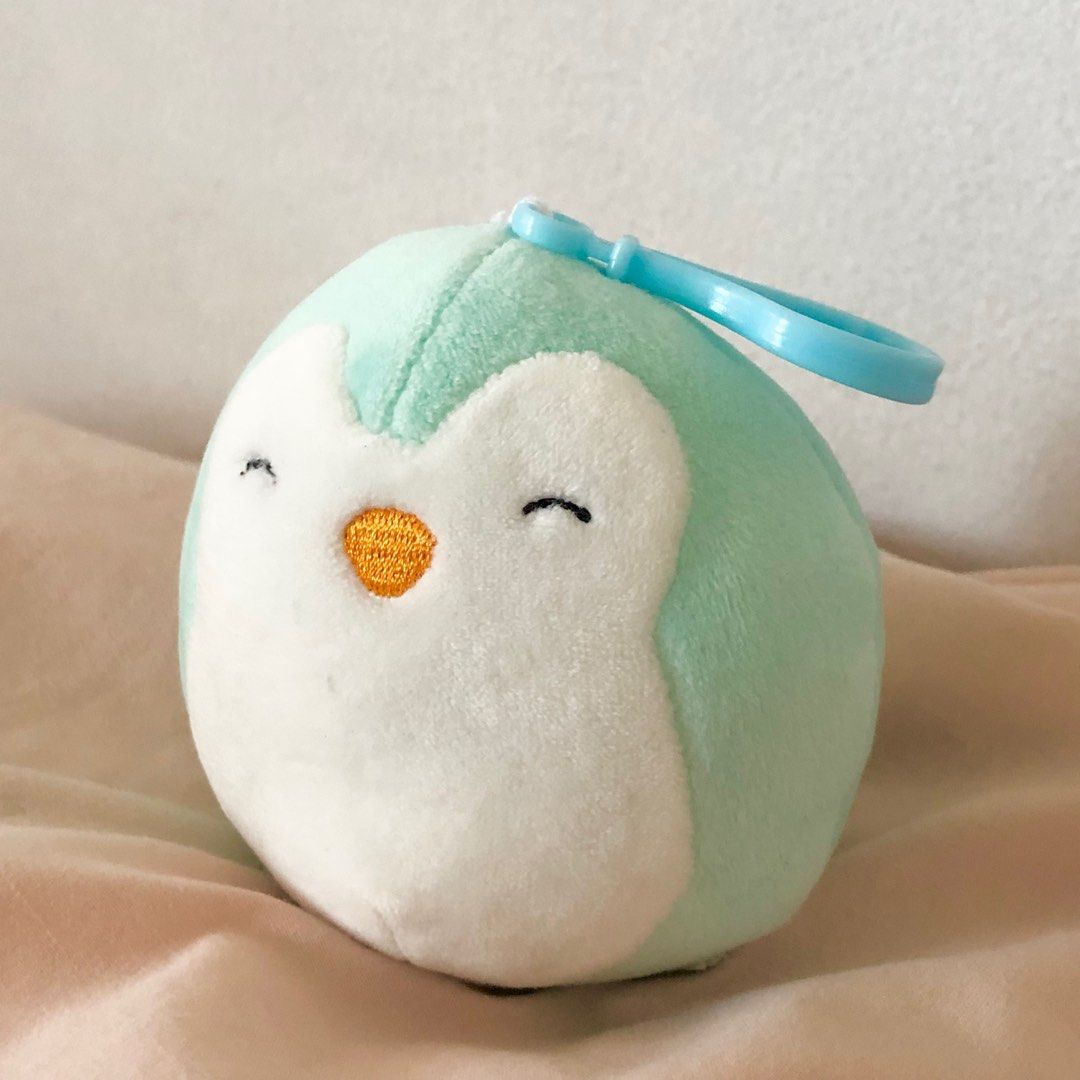 Tanner the teal penguin squishmallows keychain clips Hobbies