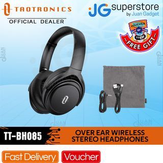 TaoTronics T-BH085 Active Noise Cancelling Wireless Bluetooth Stereo Headphones 40H Playtime Type-C Fast Charging Bluetooth 5.0 CVC 8.0 Headset | JG Superstore
