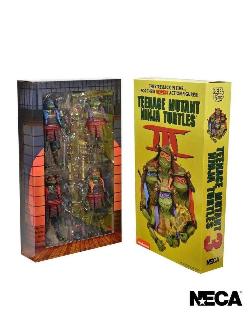 NECA: TMNT 3 Samurai 4-Pack Con Exclusive Revealed