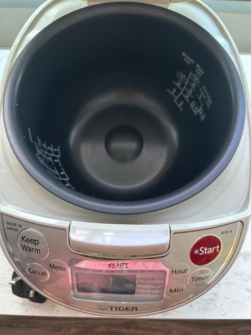 Tiger 1L 3 Layer Induction Rice Cooker (Made in Japan) JKWA10S, TV