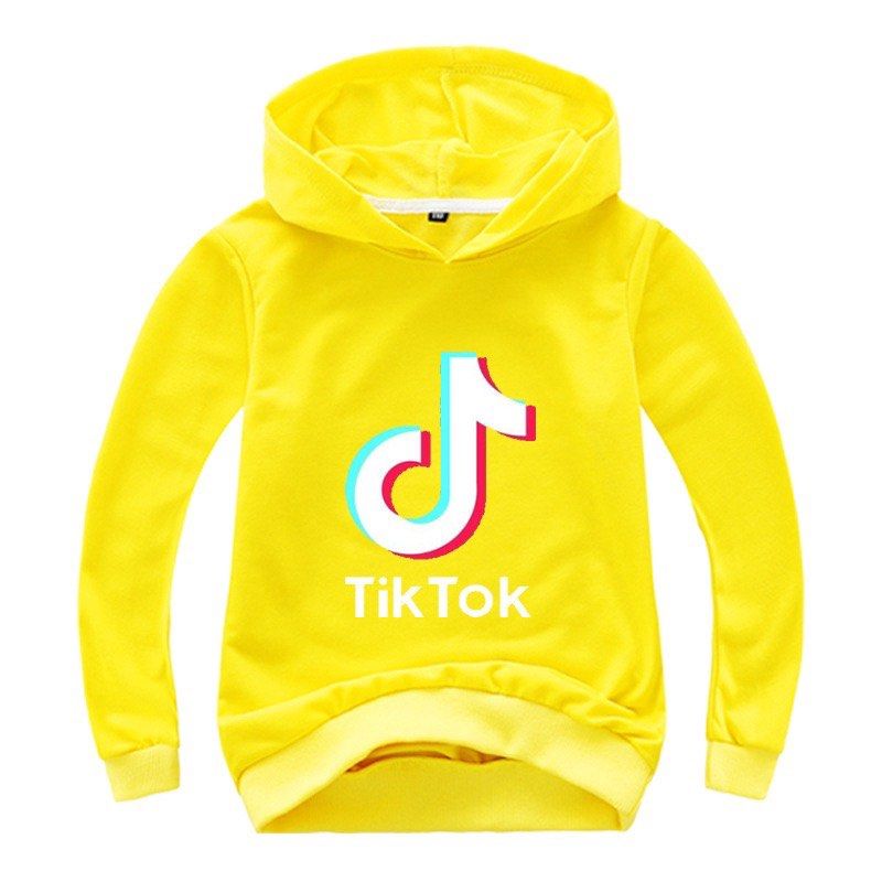 TIKTOK HOODIE PINK BLACK PURPLE KIDS TEE LONG SLEEVE HOOD JACKET Babies Kids Babies Kids Fashion on Carousell