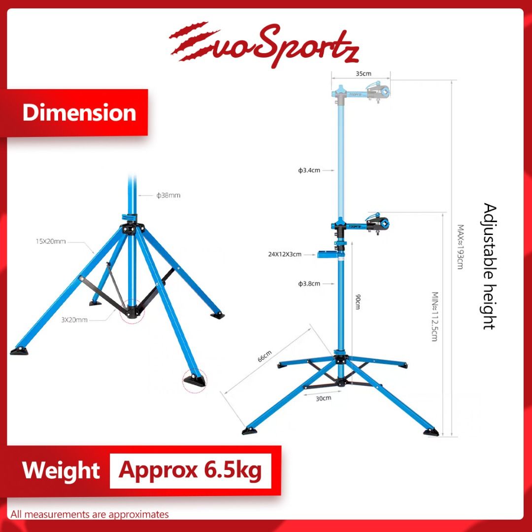 Toopre Bicycle Workstand Bicycle Shop Repair Clamp Stand Bike