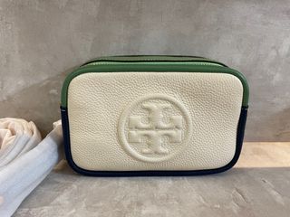 Tory Burch Perry Bombe Bi-fold Wallet In Pink Moon